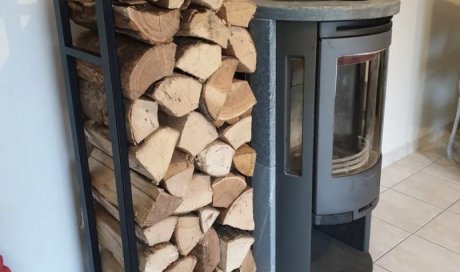 Création de range bûche sur-mesure proche de Lyon