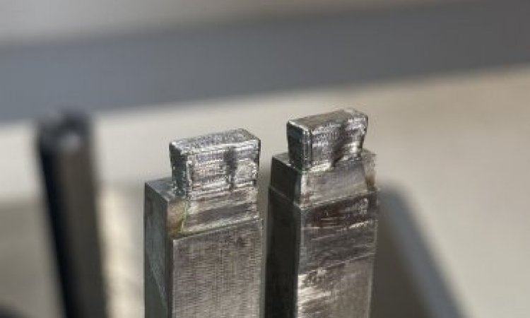 Rechargement d'une forme cassée - NB soudure laser